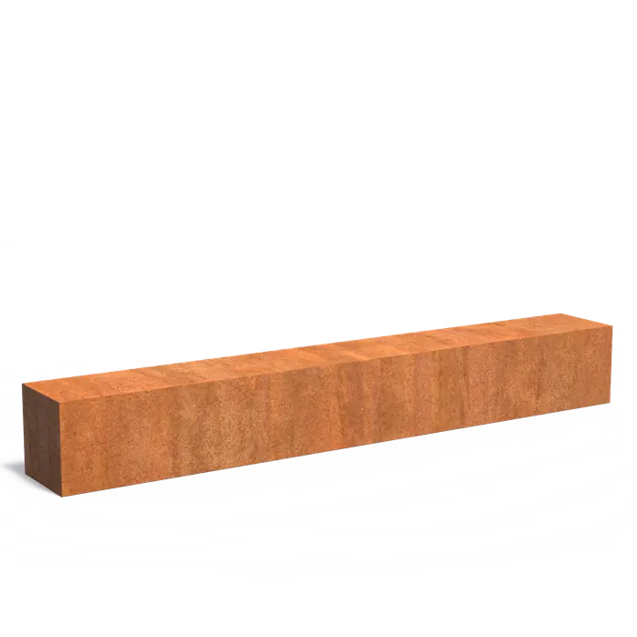Sockel aus Cortenstahl