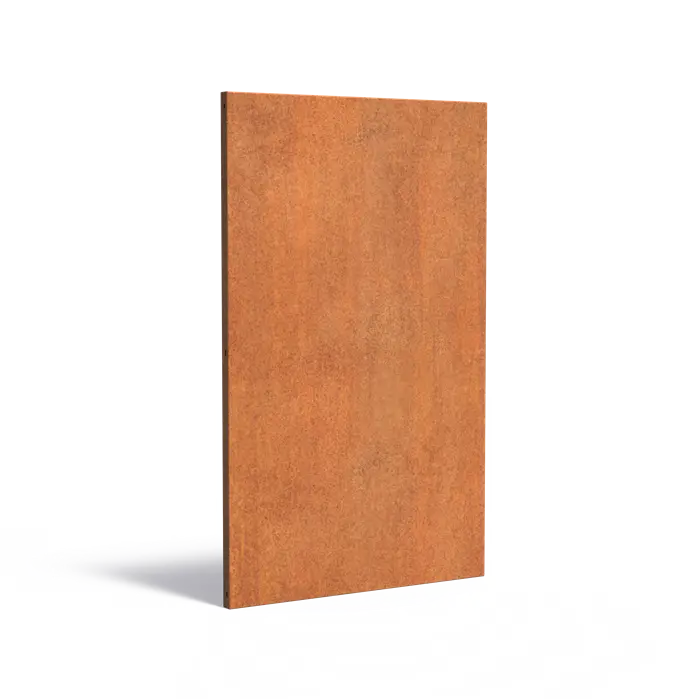 Paneelen aus Cortenstahl "Clean"