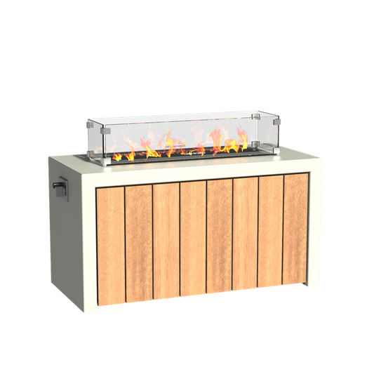 Gasbrenner aus Aluminium (112,9cm x 5cm x 60cm)