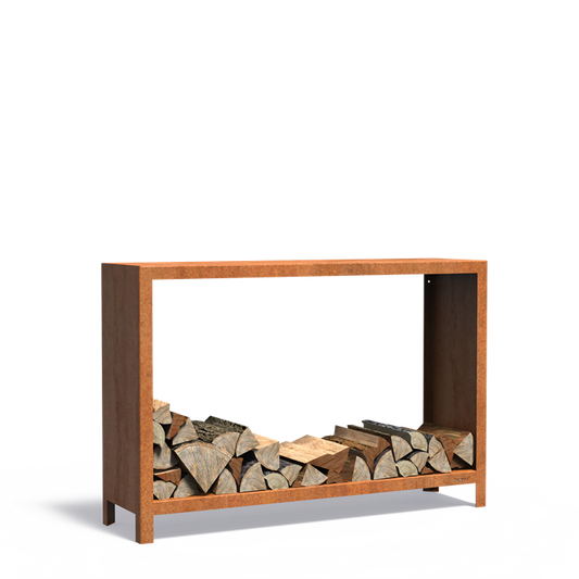 Holzlager 150 cm x 40 cm x 100 cm