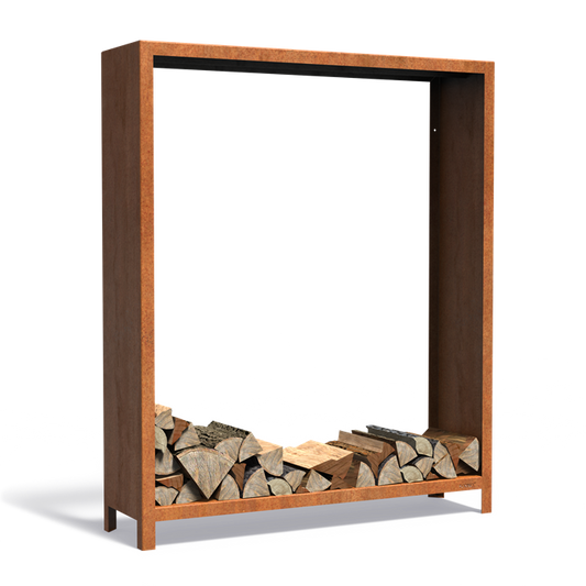 Holzlager 150 cm x 40 cm x 180 cm