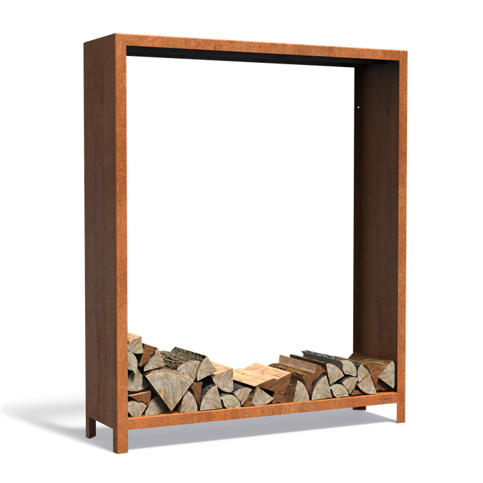 Holzlager 150 cm x 40 cm x 180 cm