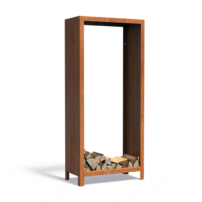 Holzlager 80 cm x 40 cm x 180 cm