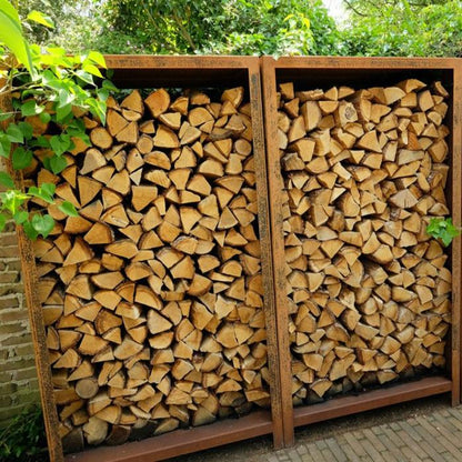Holzlager 150 cm x 40 cm x 180 cm