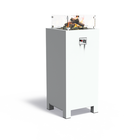 Gasbrenner aus Aluminium (55cm x 55cm x 120cm)