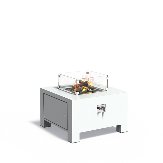 Gasbrenner aus Aluminium (80cm x 80cm x 50cm)