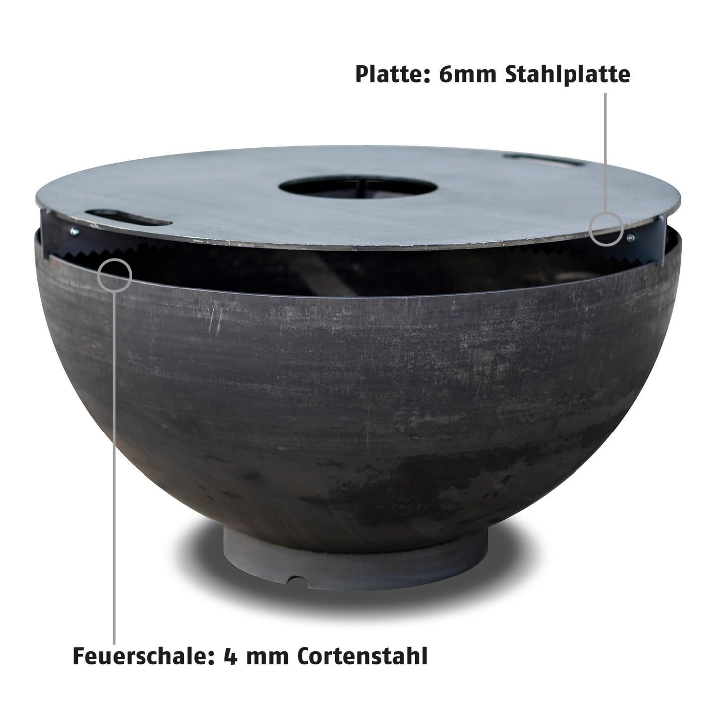 Feuerschale "Wilma mit Grillplatte"