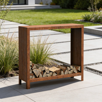 Holzlager 120 cm x 40 cm x 100 cm