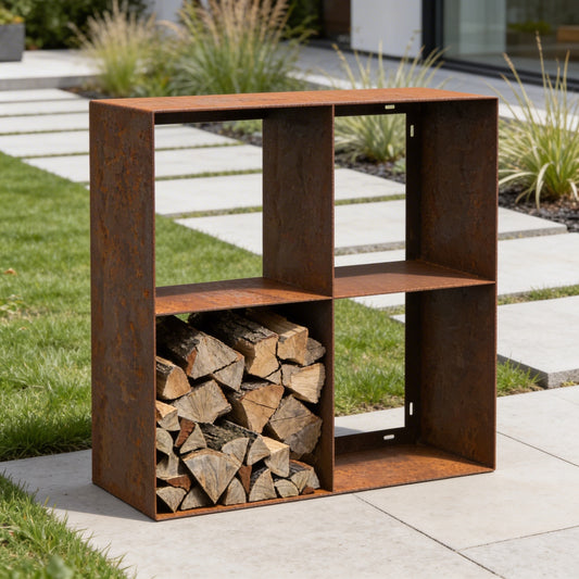 Holzlager 100 cm x 100 cm