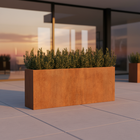 Hochbeete aus Cortenstahl "mit Boden"